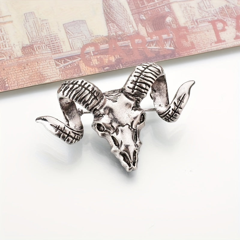High end Male Goat Suit Brooch