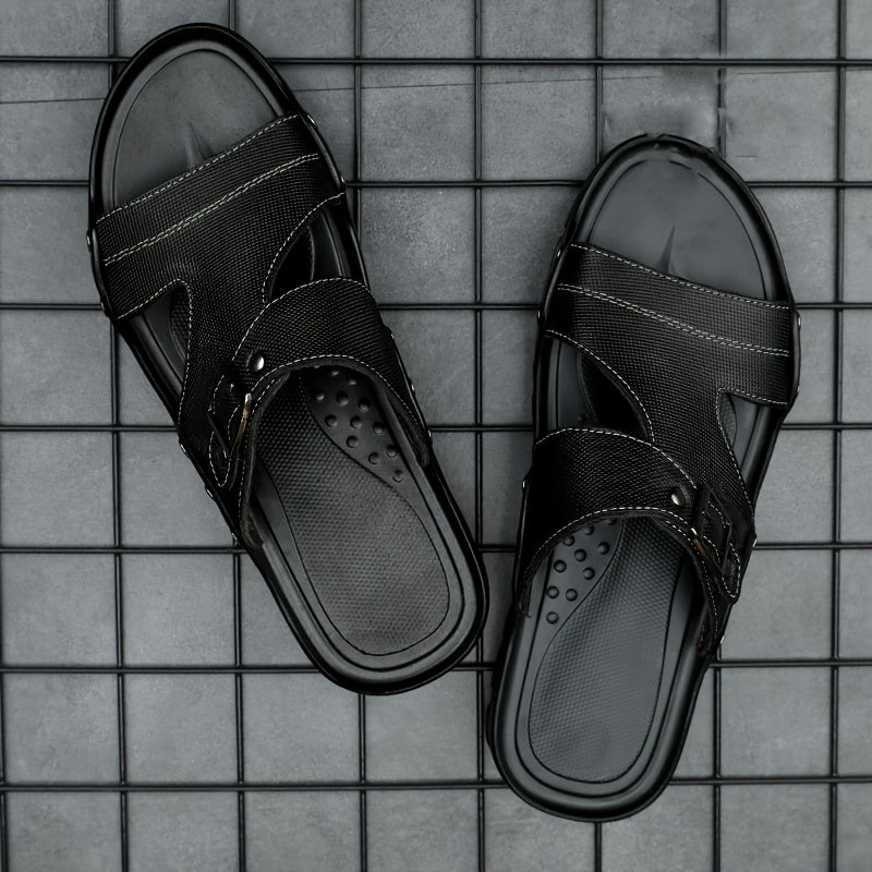 Men's Lightweight Slides Slippers Non Slip Sandals for Indoor Outdoor