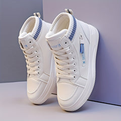 Women's Chunky High Top Sneakers Comfortable Non slip Sports Shoes