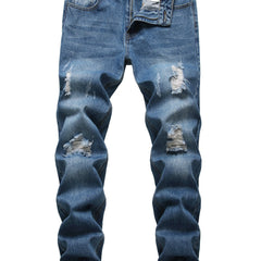 Men's Distressed Denim Jeans