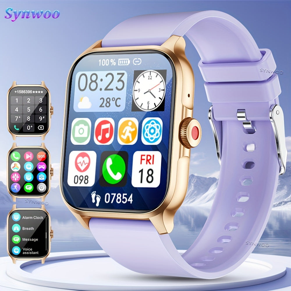 SYNWOO Advanced Smartwatch 4 Full Touch Screen 100 Sports Modes Waterproof IP67