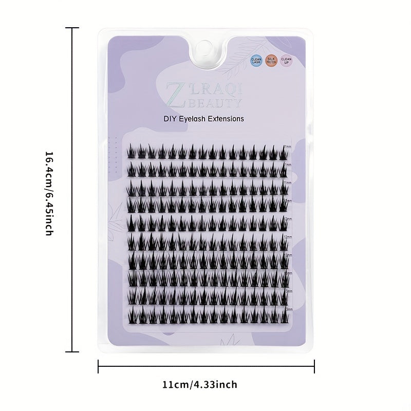Sunflower Wheat Style False Eyelashes Set 10 Rows Easy to Use