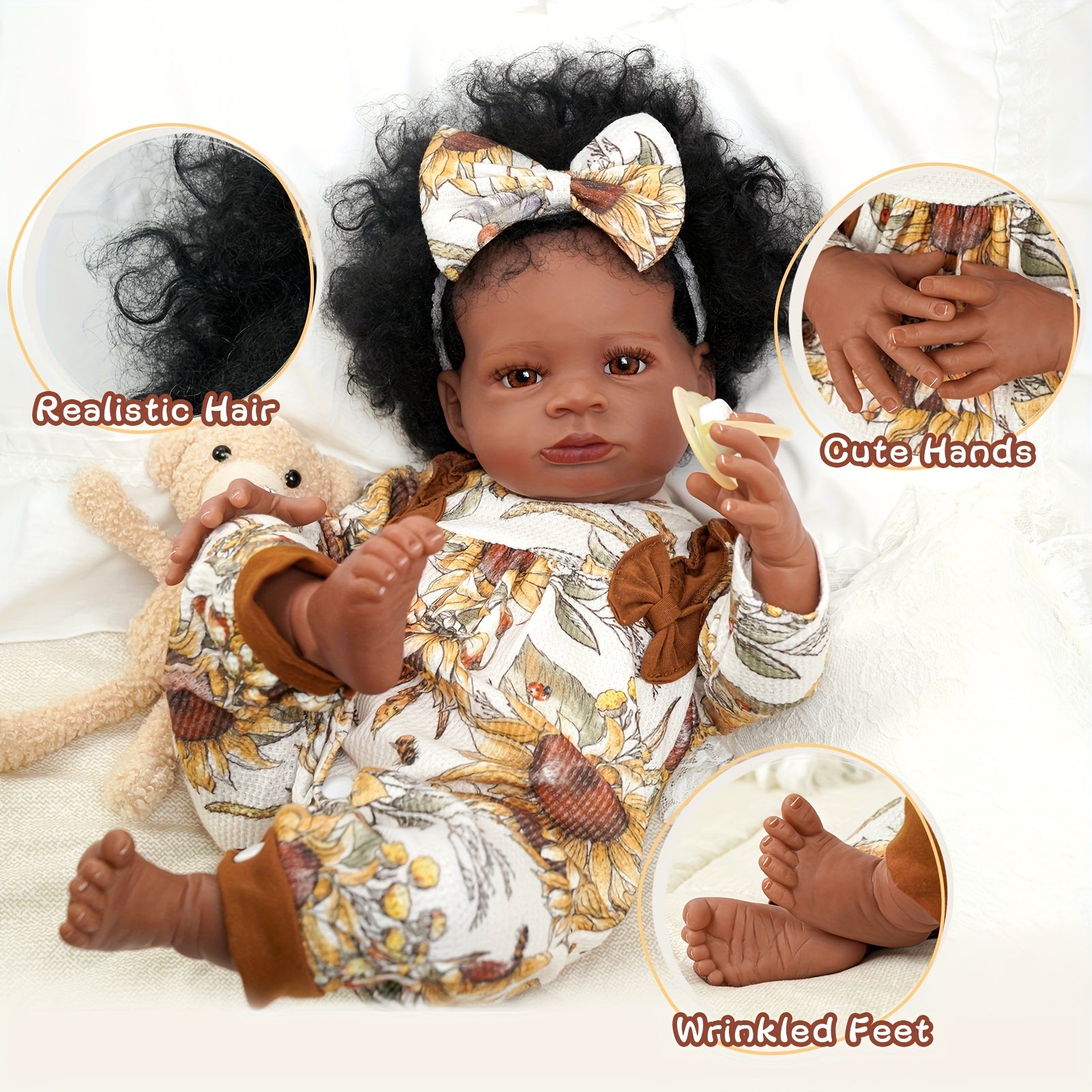 20 Inch Finished Open Eyes Reborn Dolls Realistic Dolls