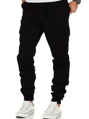 Men's Cargo Pants Relaxed Fit Drawstring Jogger