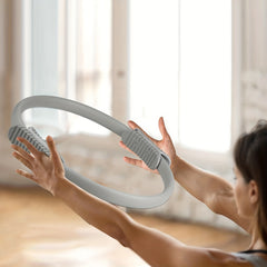 Pilates Ring with Double Handle - Yoga Training Equipment for Thigh Toning