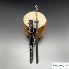 Emperor Sword Ornaments Mini 12cm Pendant Ancient Style Keychain Unsharpened