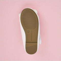Bowknot Solid Flat Shoes For Girls Lightweight Walking Shoes