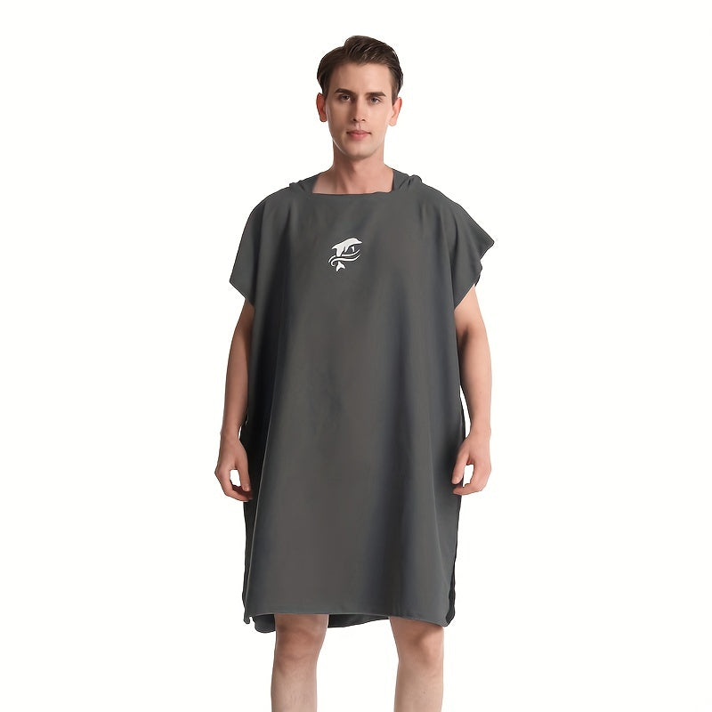 Mutao Unisex Surf Poncho Robe Towel Microfiber Bathrobe Ponchos for Surfing