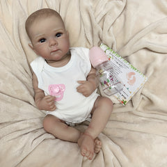 Waterproof Reborn Doll Girl Bettie Full Body Vinyl Painted Hair