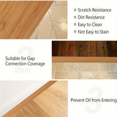 Floor Transition Strip 3.05m Self-Adhesive Laminate Vinyl Flat Divider