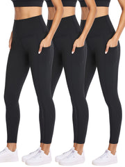 High Waist Fleece Lined Yoga Workout Pants