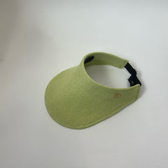 Wide Brim Knitted Visor Hat for Women