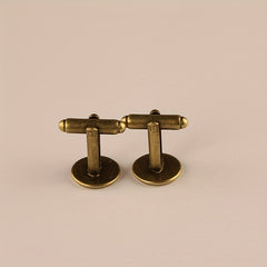 Galaxy Time Gem Glass Cufflinks Men's Shirt Decoration