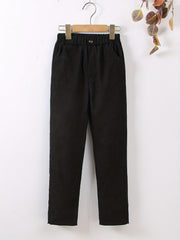 Boys Soft Corduroy Long Pants with Pocket