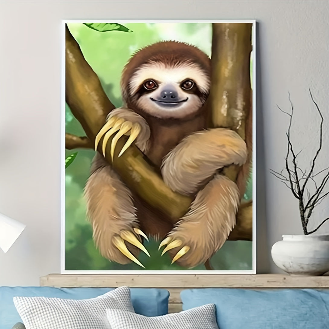 Sloth Pattern Canvas Painting Poster Prints for Home Wall Decoration