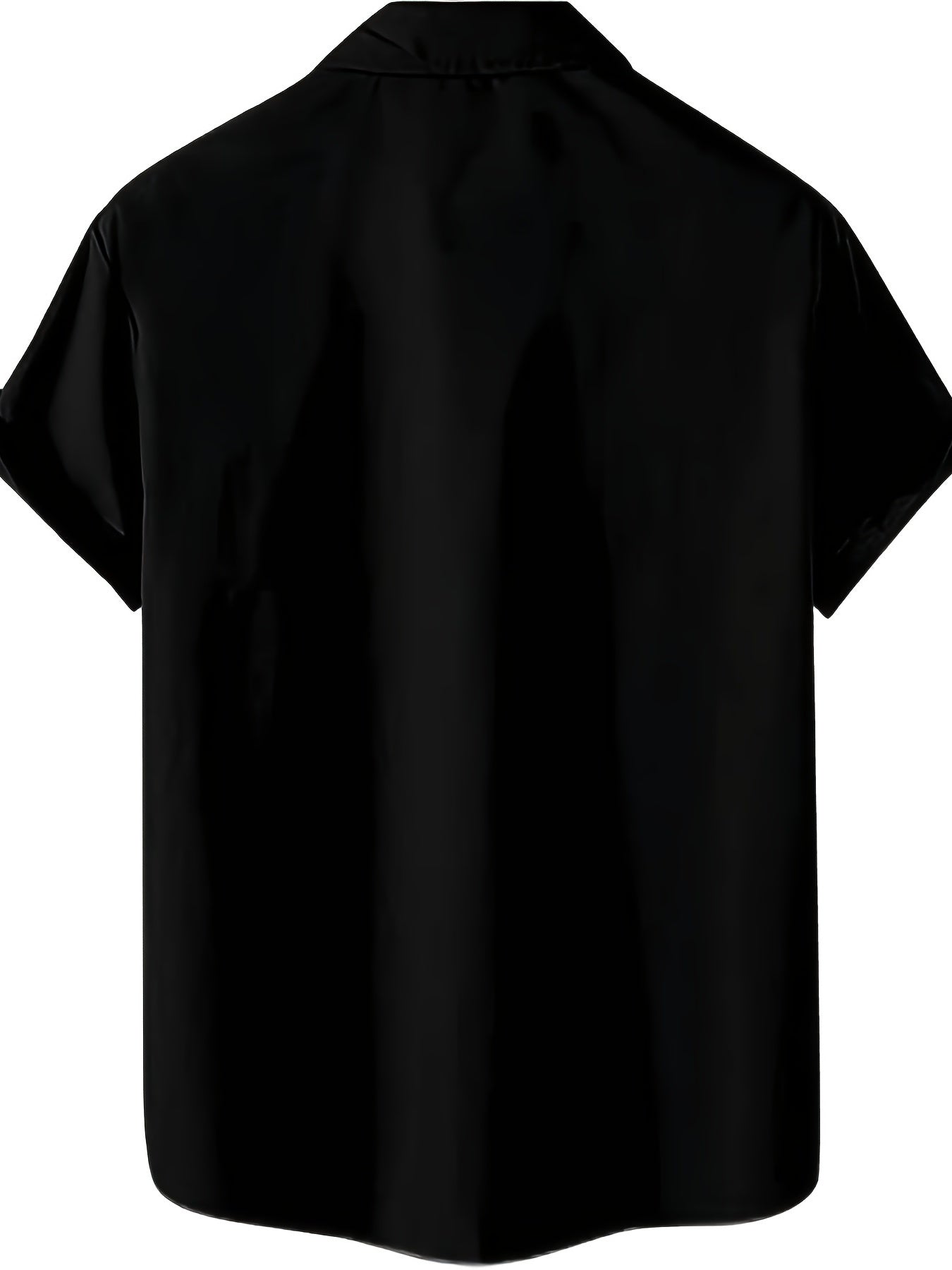 Stripe Print Men's Casual Shirt With Chest Pocket