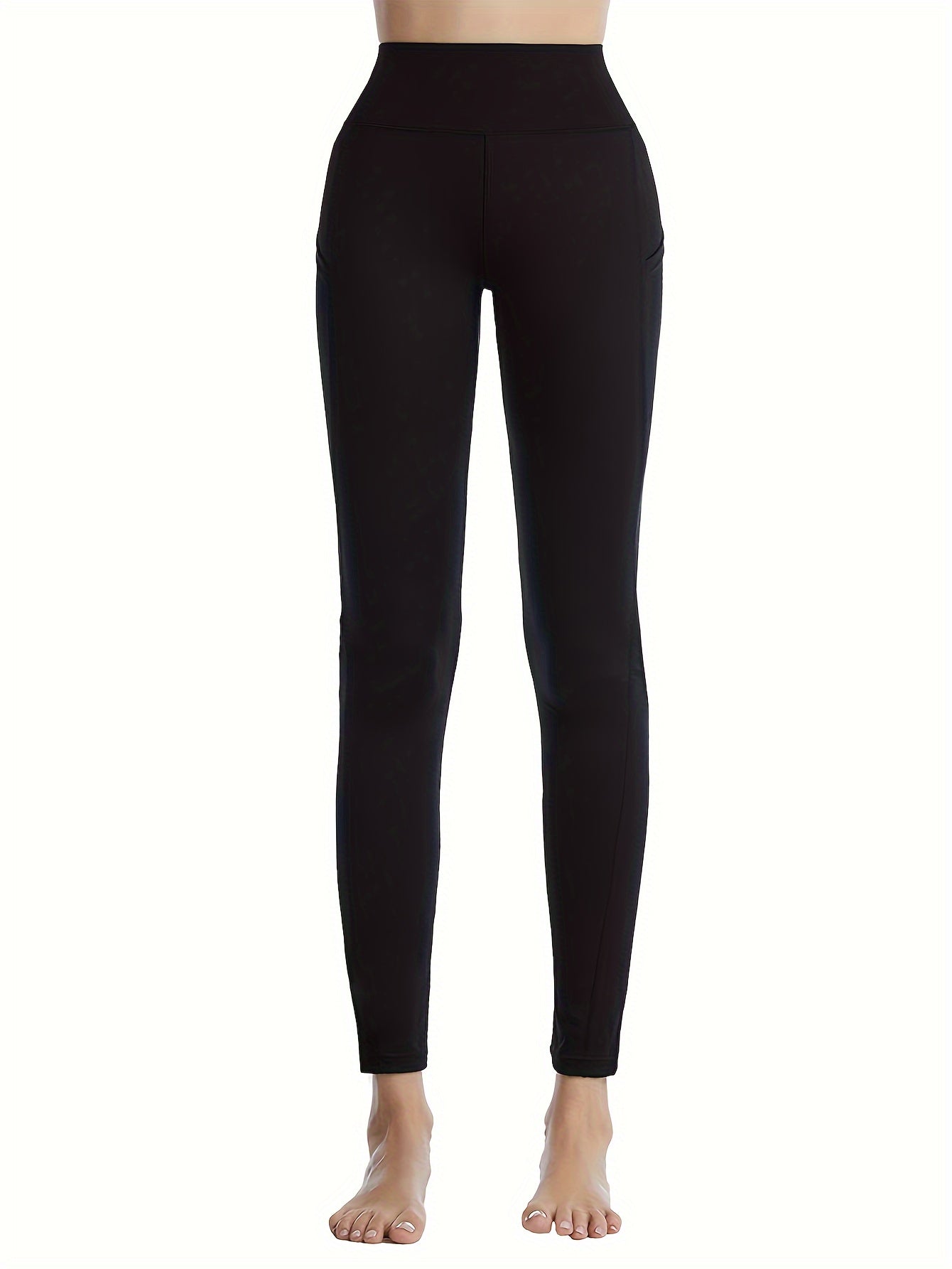 3 Pack Plus Size Sports Leggings High Rise Stretch Leggings Set