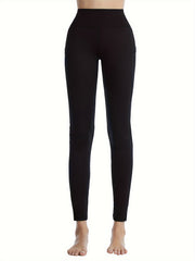 3 Pack Plus Size Sports Leggings High Rise Stretch Leggings Set
