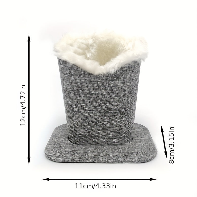 Plush-Lined Eyeglass Frame Holder for Men