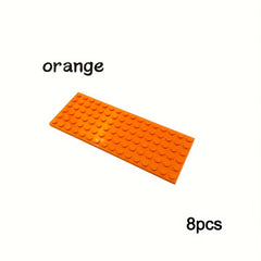 8pcs 3027 Plate x 16 Brick Set Building Blocks Educational DIY Construction Kit