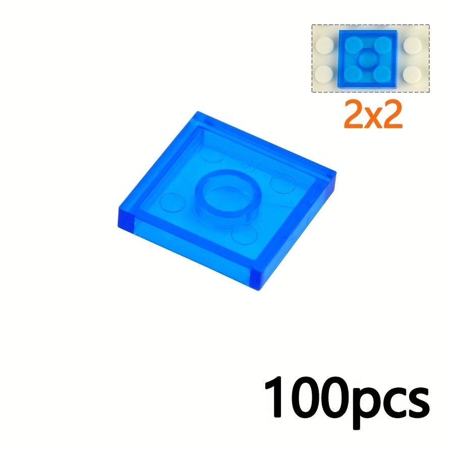 Clear Smooth Bricks & Tile Building Blocks