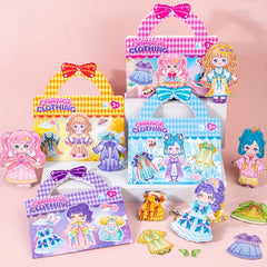 Princess Dress Up Fridge Sticker Toy