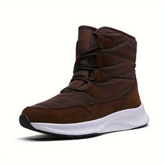 Waterproof Plush Lined Furry Thick Sole Heighten Snow Boots