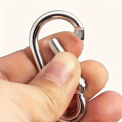10pcs Alloy Hanging Buckles for Camping Travel Hiking