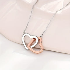 Heart Pendant Necklace Inspirational Birthday Gift For Daughter