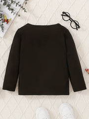 Toddler Baby Skull Print Sweatshirt Halloween Pullover