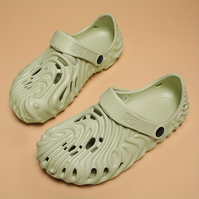 Women's Solid Clogs Hole Sandals Soft Sole Summer Non Slip Casual Sandals