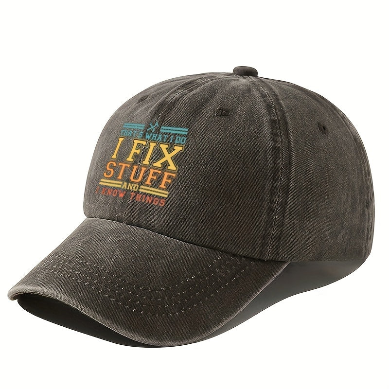 Adjustable Twill Baseball Cap for Outdoor Activities