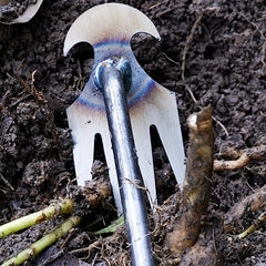 4 Teeth Manganese Steel Weeding Tool Dual Purpose Hand Remover