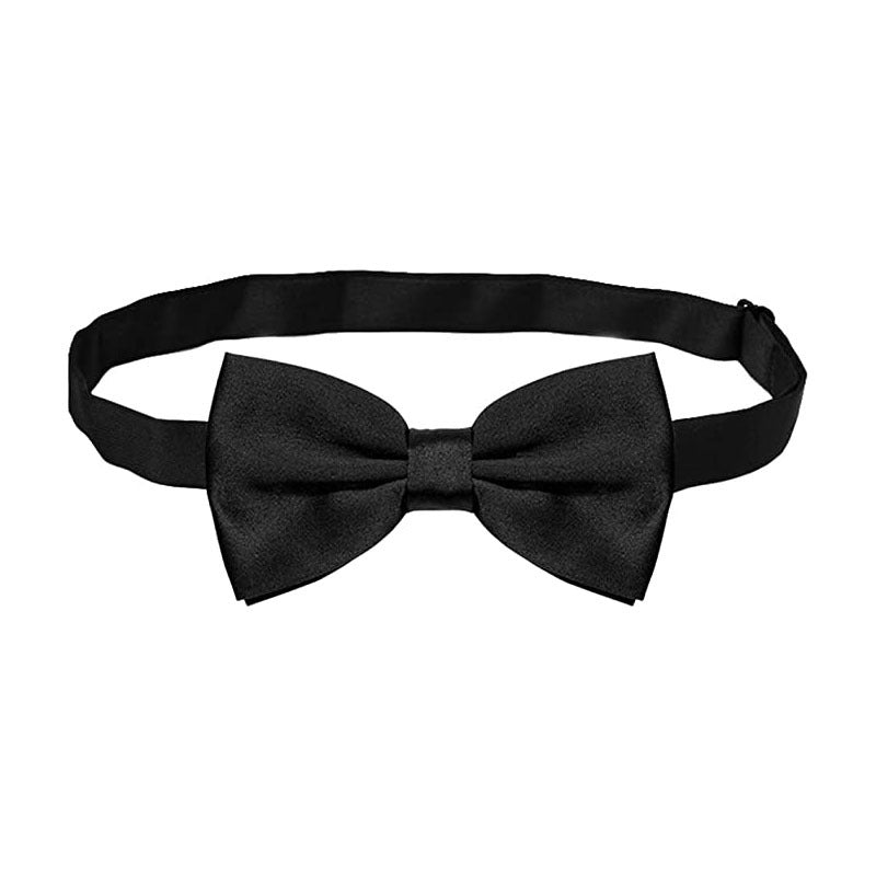 Men's Double Layer Wedding Groom Polyester Bow Tie