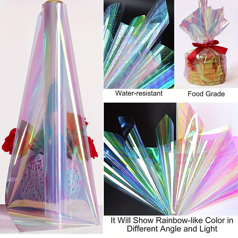 Iridescent Cellophane Wrap Halloween Gift Baskets Roll
