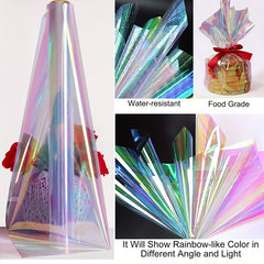 Iridescent Cellophane Wrap Halloween Gift Baskets Roll