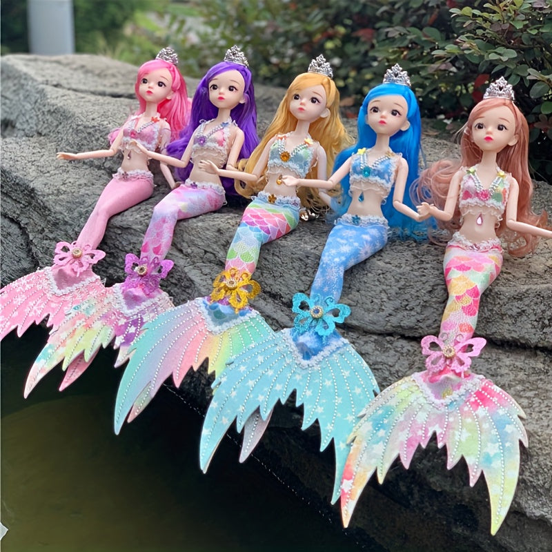 Christmas Mermaid Princess Doll - Mermaid Toy Set