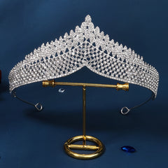 Vintage Crystal Wedding Crown Bridal Tiara Girls Birthday Party Crown