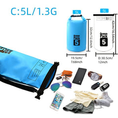 Waterproof PVC Backpack for Beach Rafting Swimming Kayaking