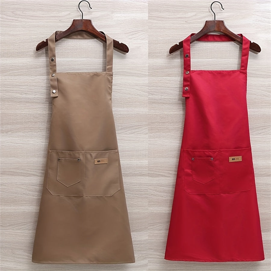 Adjustable Thickened Apron Kitchen Gardening Dirty Resistant Buckle Closure