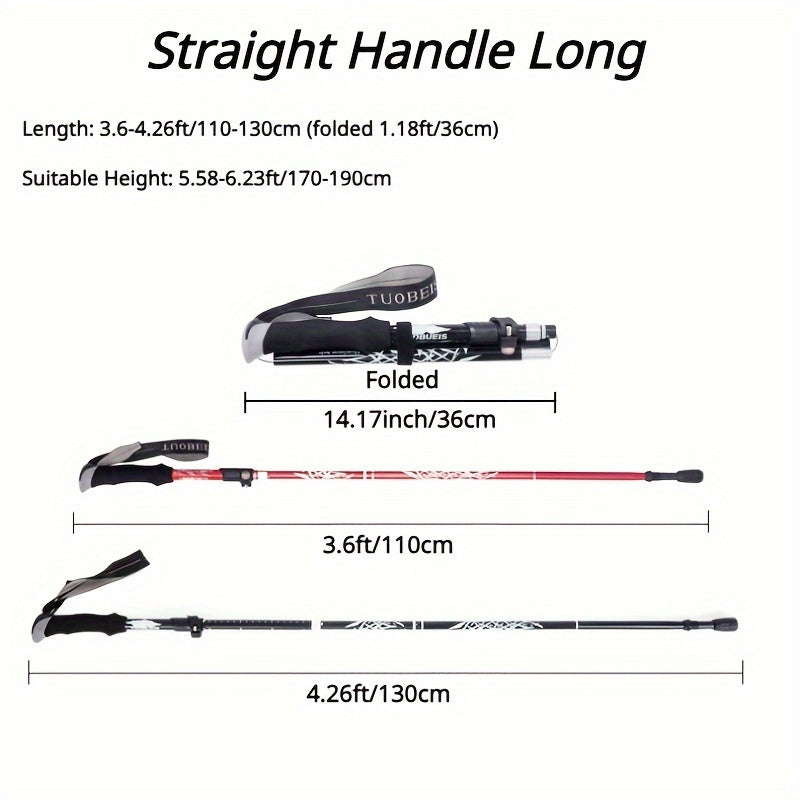 Aluminum Telescopic Trekking Pole for Hiking