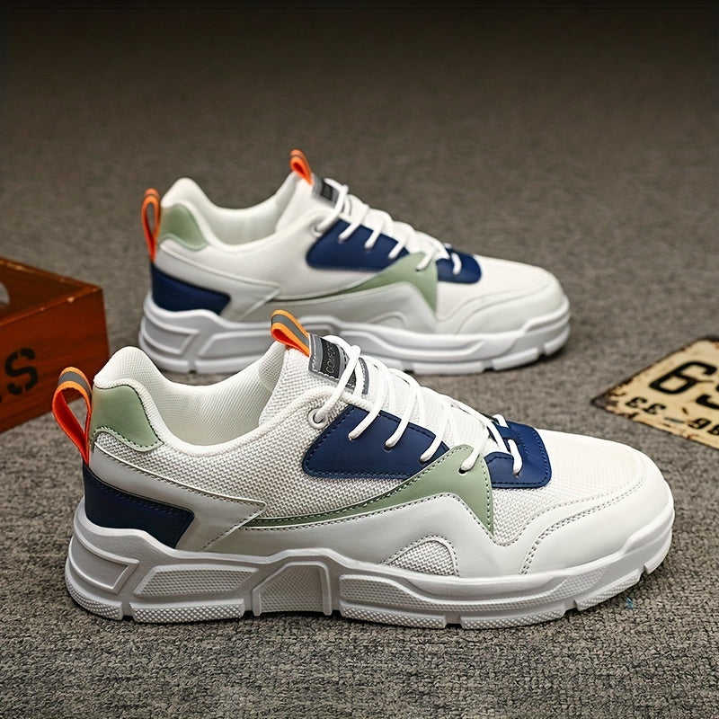 Men's Breathable Mesh Lace-up Casual Shoes