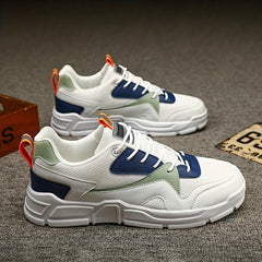 Men's Breathable Mesh Lace-up Casual Shoes