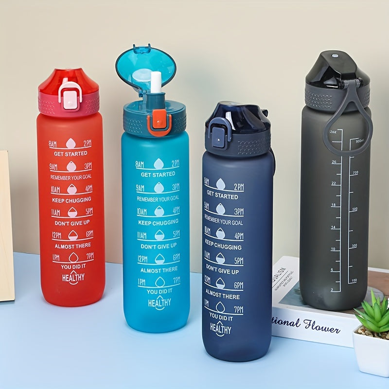 1000ml Portable Sports Water Bottle Leakproof BPA Free