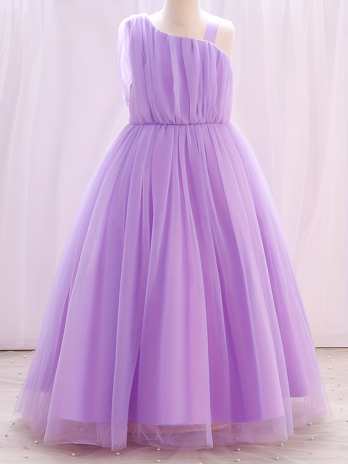 Princess Evening Gown Puffy Tulle Dress Sleeveless