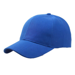Vintage Solid Cotton Adjustable Baseball Cap for Outdoors