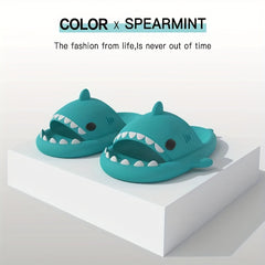 Men's Shark Pillow Slides Non Slip Slippers