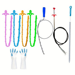 Four Claw Pipe Dredger Set Clog Remover Tool for Drain Cleaning