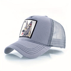 Animal Embroidered Baseball Cap Unisex Hip Hop Cap
