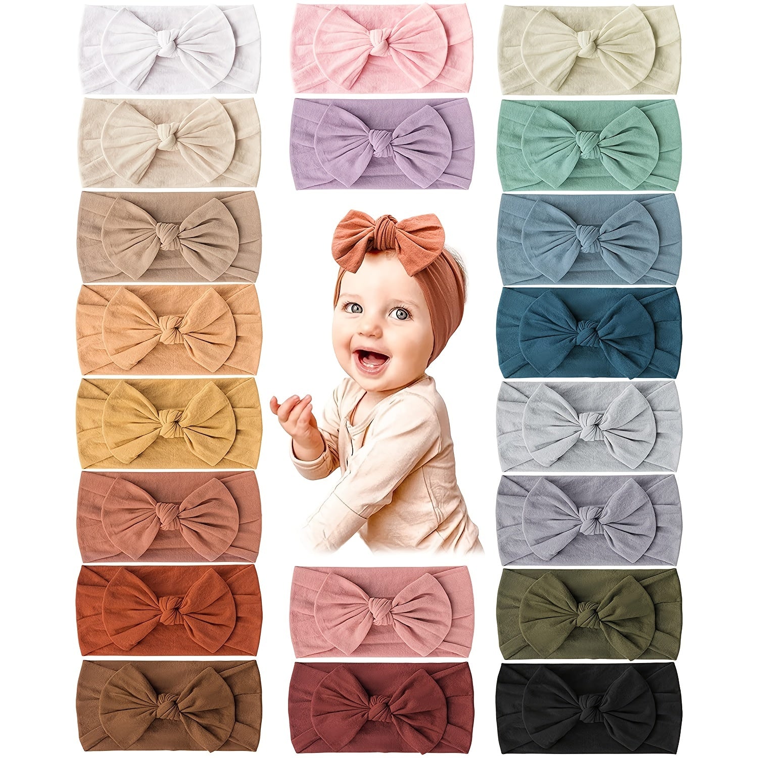Cute Bow Headband for Baby Girls